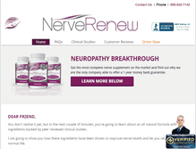 Tablet Screenshot of neuropathytreatmentgroup.com